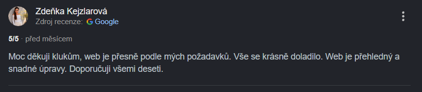Google recenze