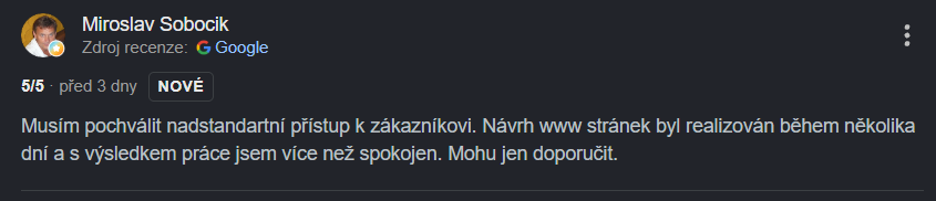Google recenze