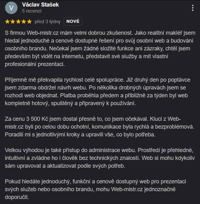 Google recenze