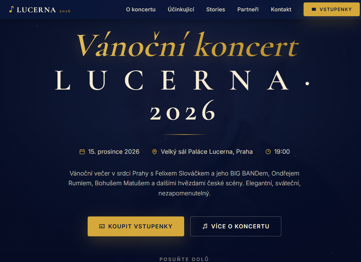 Galavečer Lucerna 2026